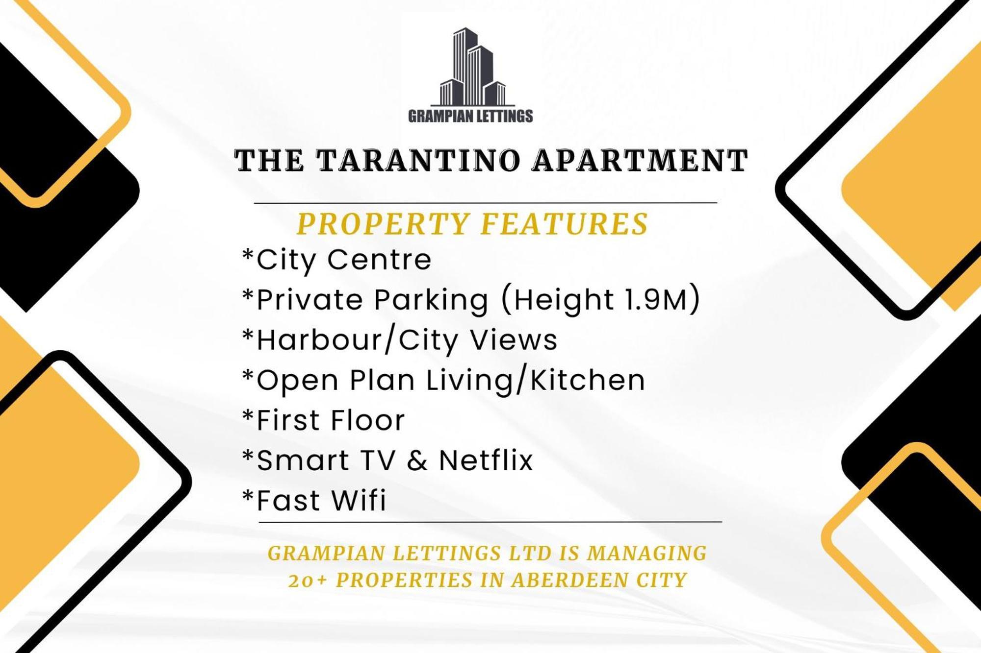 The Tarantino - Grampian Lettings Apartment *