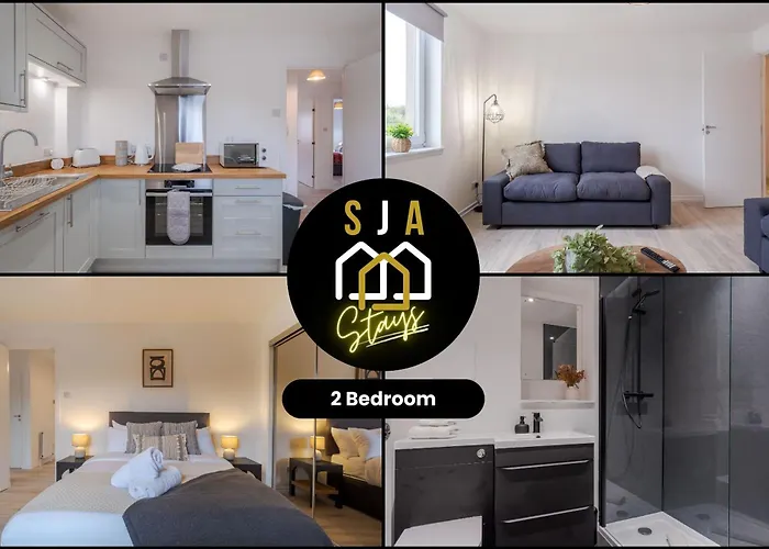 Merkland Stay - Sja Stays - Modern 2 Bed Apartment