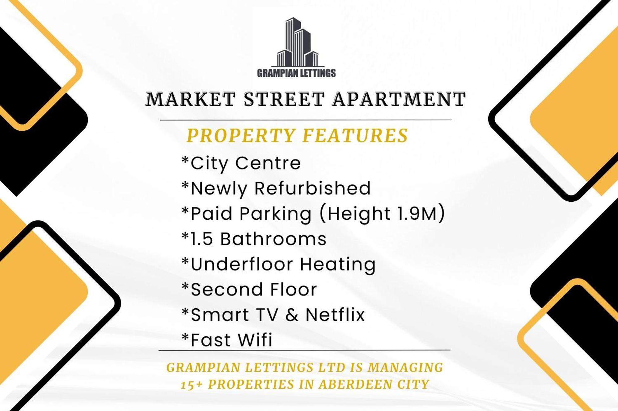 Market Street ✪ Grampian Lettings Ltd Apartment Aberdeen