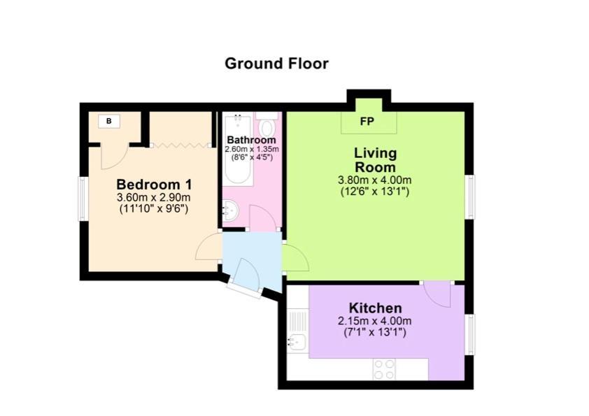 Dwellcome Ltd 1 Bed Apt, Half Mile To Union Street Yet Quiet, Free Parking, Fast Wifi, Ideal For Long Term Contractor, Etc Stays, Fully Equipped Kitchen, Regular Housekeeping Option - Our Site For Assurance