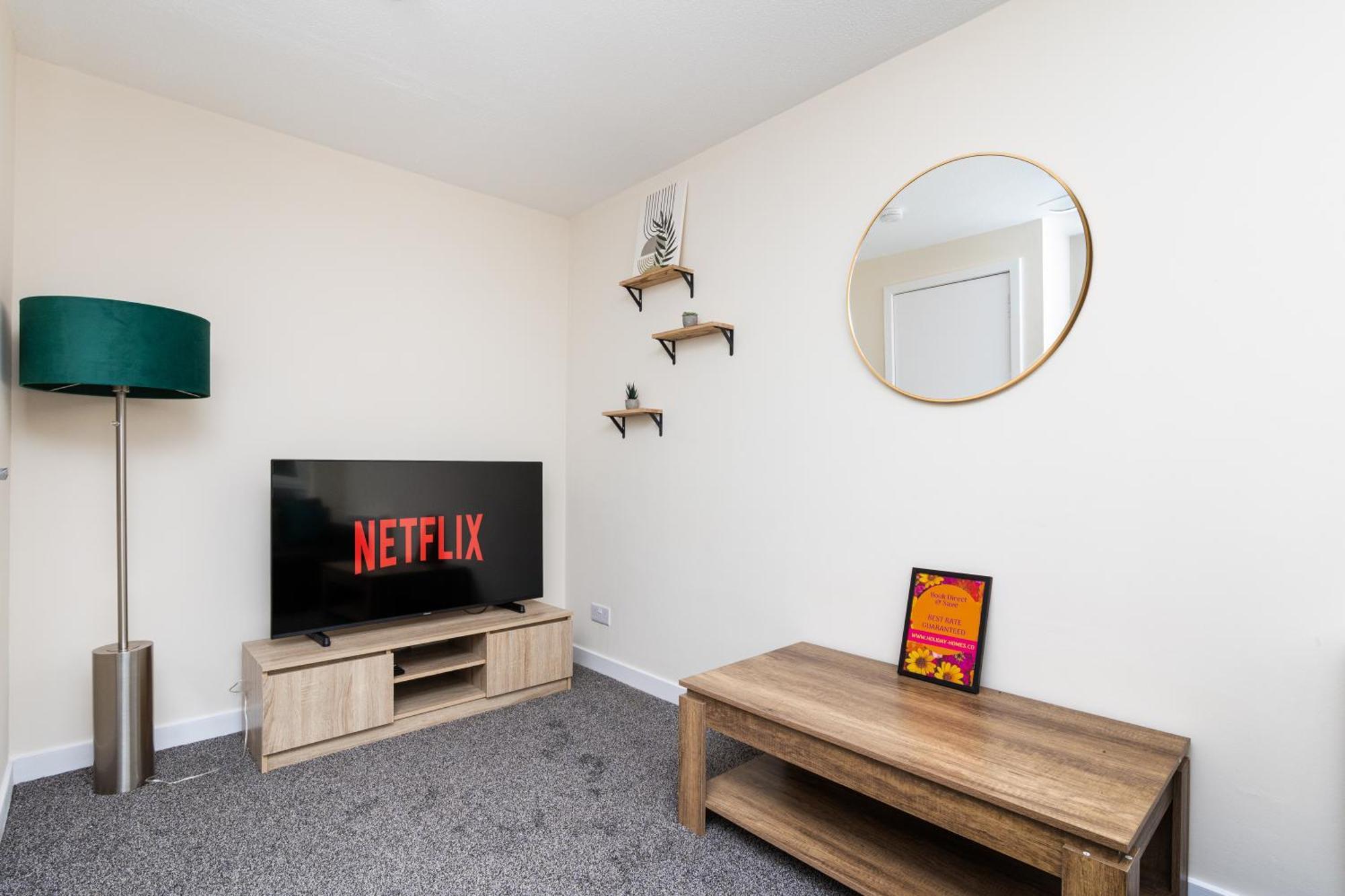 Apartment 1 Bed-ground Floor-free Parking