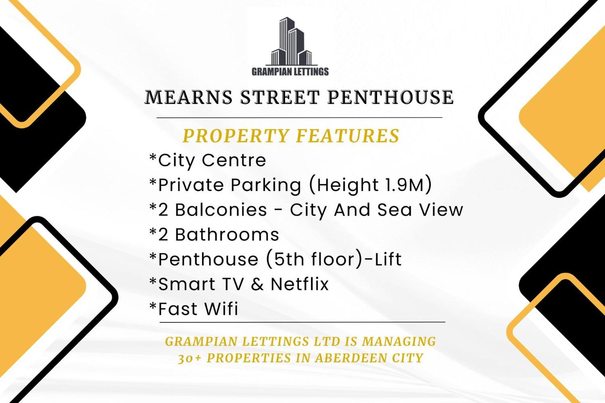 Mearns Street Penthouse - Grampian Lettings Ltd Apartment